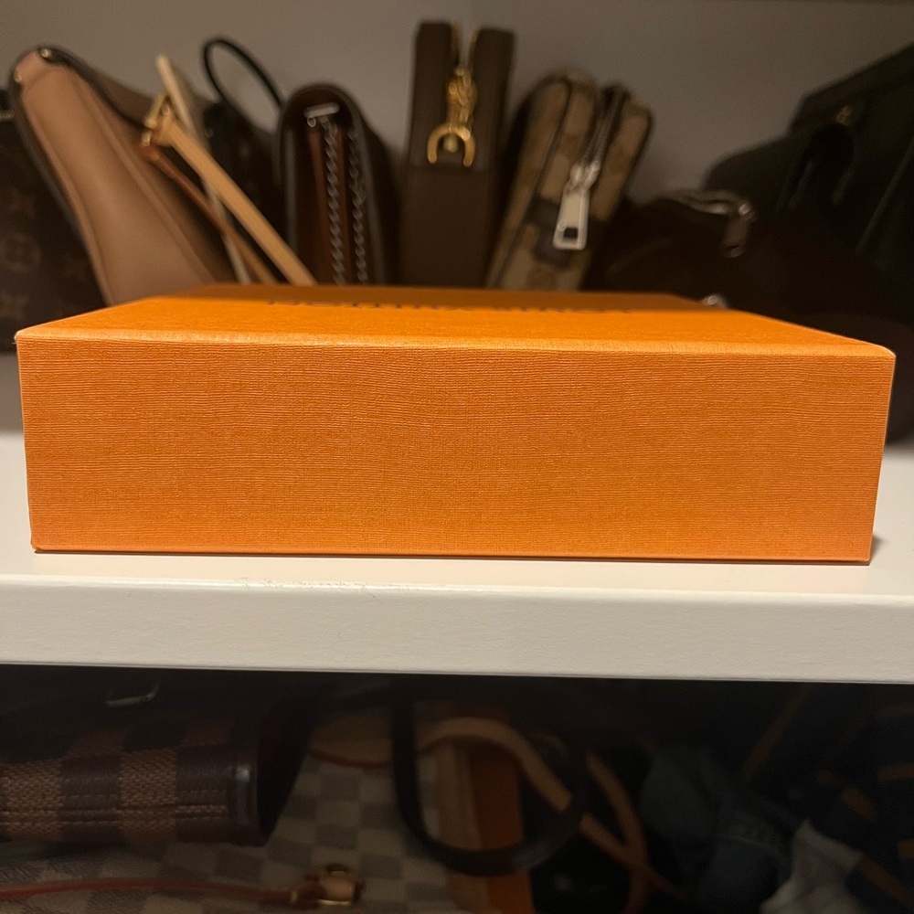 Louis Vuitton Small Box 6.75”x6.5” Orange - Picture 4 of 6